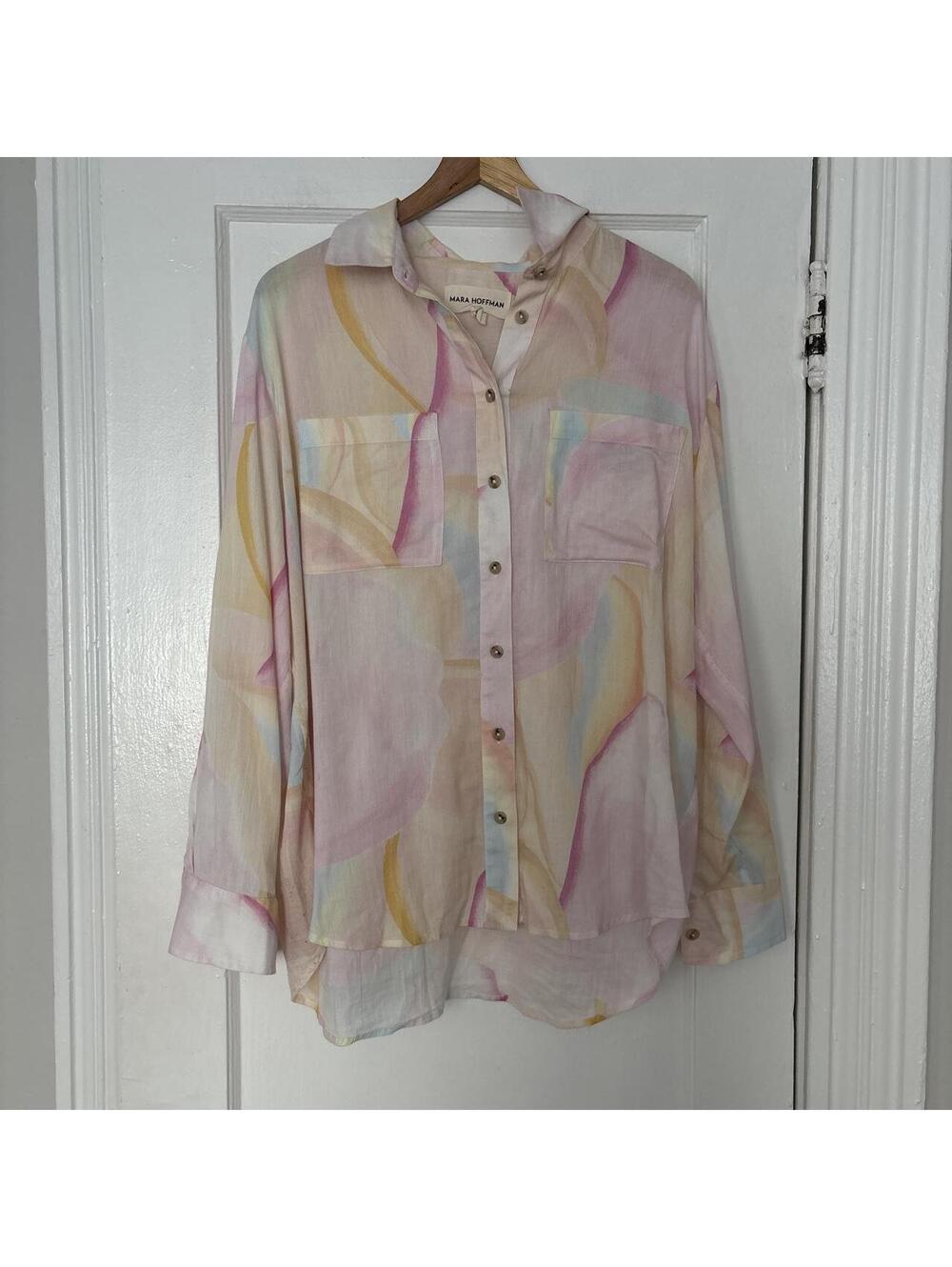 Mara Hoffman Women's Multi and Pink Blous